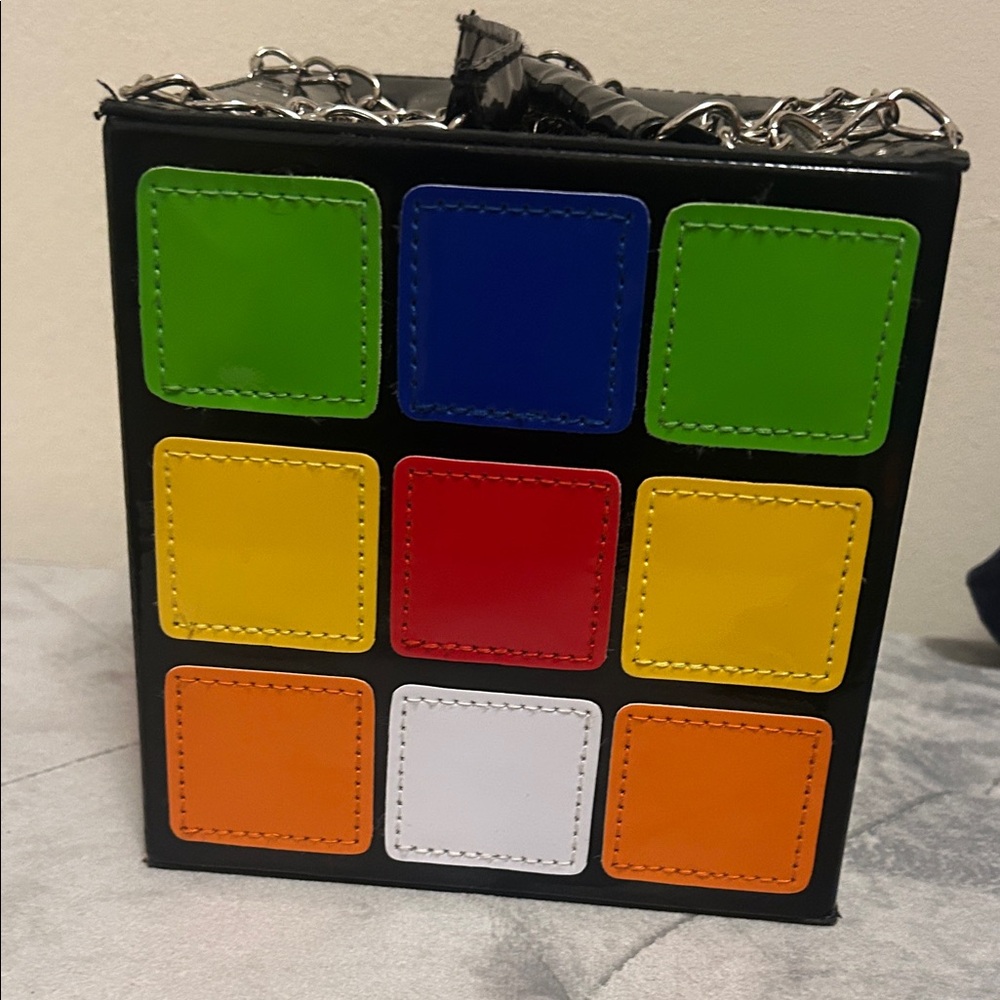 Colorful Cube Design Bag